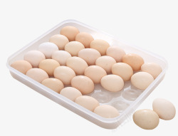 土鸡蛋包装素材多格鸡蛋保鲜盒高清图片