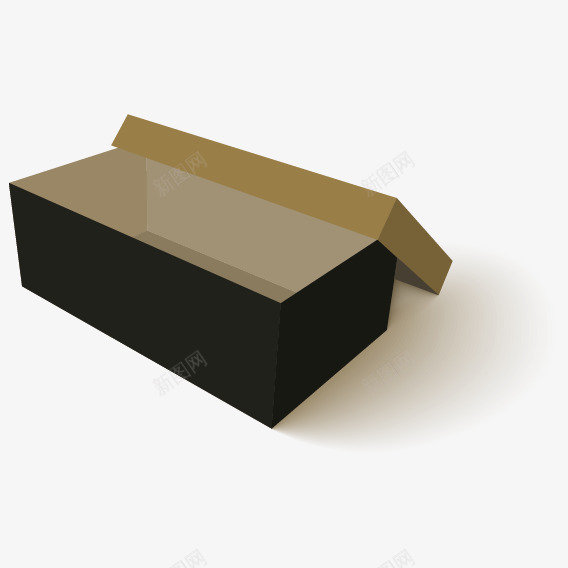 鞋盒包装矢量图ai免抠素材_88icon https://88icon.com 包装盒 模型 纸盒 矢量图