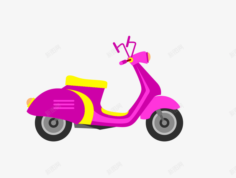 紫色的卡通摩托车png免抠素材_88icon https://88icon.com 免抠图 卡通摩托车 摩托车 效果图 紫色摩托车 装饰图 装饰画