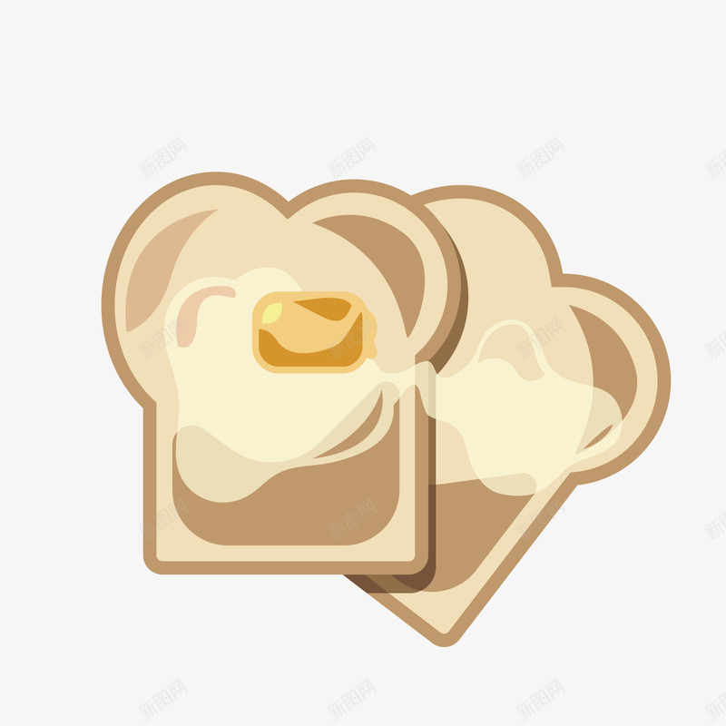 黄色手绘的面包片png免抠素材_88icon https://88icon.com 免抠图 手绘面包 效果图 装饰图 装饰画 面包片 食物