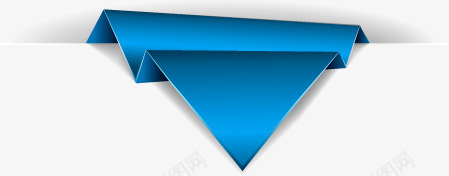 蓝色卡通三角装饰标题栏png免抠素材_88icon https://88icon.com 三角 卡通 标题 蓝色 装饰