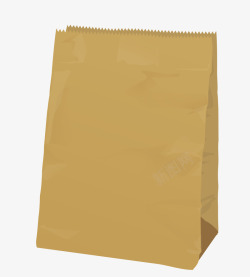 黄色是纸袋素材