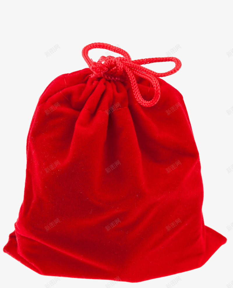 红色新年福袋布袋png免抠素材_88icon https://88icon.com 包装袋 布袋 新年福袋 空白包装袋 系绳 袋子