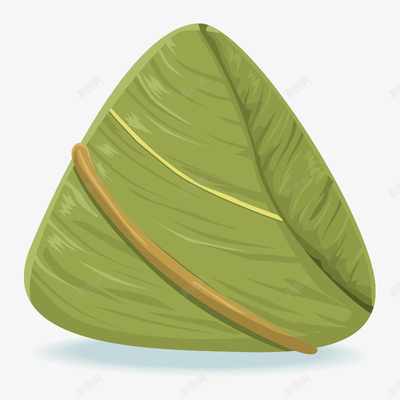 绿色纹理粽子食物元素png免抠素材_88icon https://88icon.com 包装 圆弧 端午节 粽子 纹理 绿色 美食 质感 食物