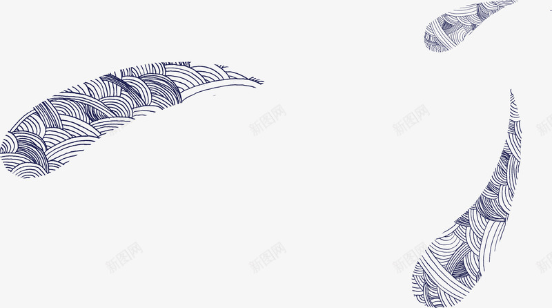 手绘水墨中式线条png免抠素材_88icon https://88icon.com 中式 水墨 线条