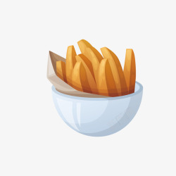 卡通简约美食装饰广告素材