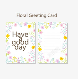 花卉邀请卡封面素材