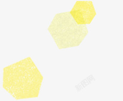 黄色斑点圆点透明素材