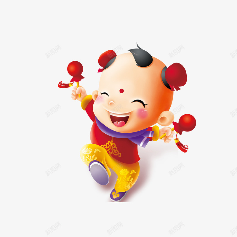 新年卡通小孩人物png免抠素材_88icon https://88icon.com 人物 免抠图 卡通人物 小孩 效果图 新年小孩 装饰图 装饰画