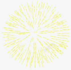 黄色超级亮眼发散性圆点素材
