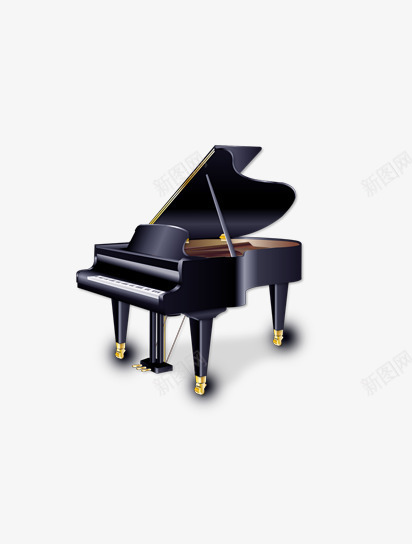 三角钢琴装饰图案psd免抠素材_88icon https://88icon.com 乐器 简约 装饰素材 钢琴