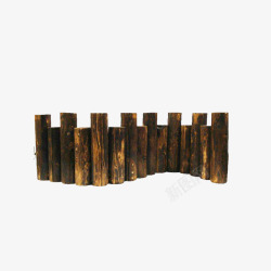 木头护栏素材