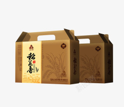 稻花香梯形稻花香袋装米礼盒产品高清图片