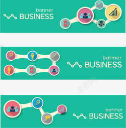 商务横幅模板矢量图素材
