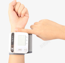 正确测量血压效果图素材