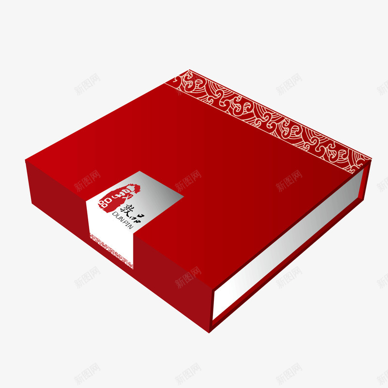 红色古典礼品包装矢量图ai免抠素材_88icon https://88icon.com 包装 古典 礼品 红色 红色矢量 矢量图
