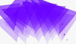 紫色渐变三角形海报素材