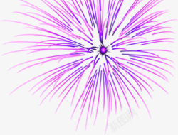 紫色绽放礼花素材