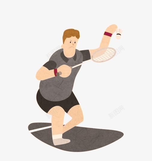 打羽毛球的运动员png免抠素材_88icon https://88icon.com 打羽毛球 羽毛球 羽毛球赛 运动员