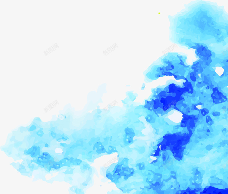 蓝色水印中式png免抠素材_88icon https://88icon.com 中式 图片 水印 蓝色