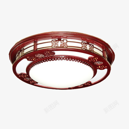 中式吸顶灯png免抠素材_88icon https://88icon.com 