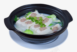 中式美味客家酿豆腐素材