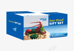 海鲜礼盒包装素材