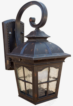 古典灯具古典创意路灯中式壁灯特写高清图片