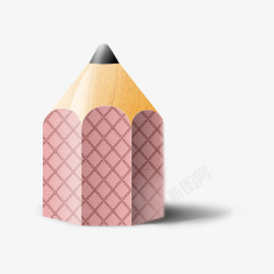 粉色铅笔头素材