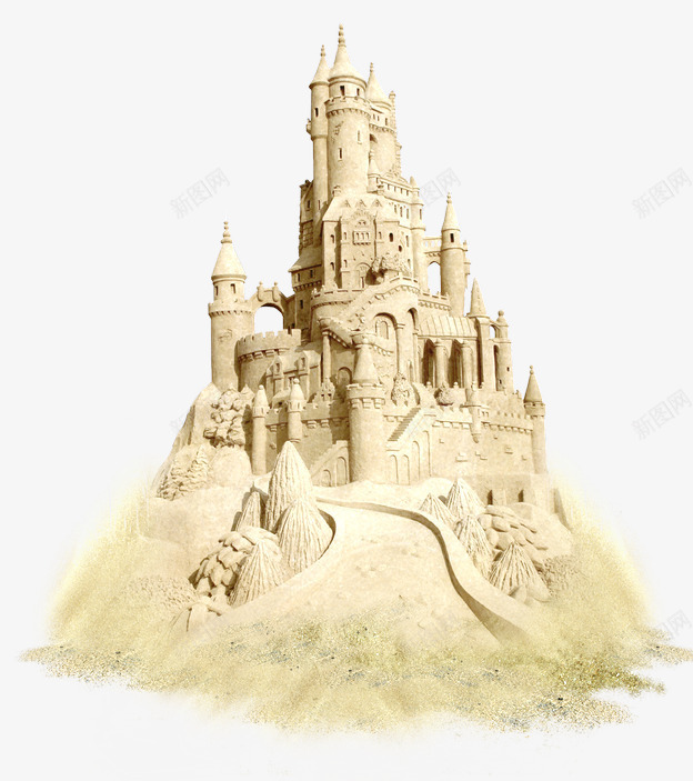 沙堆城堡png免抠素材_88icon https://88icon.com 城堡 复古 沙堆 豪华