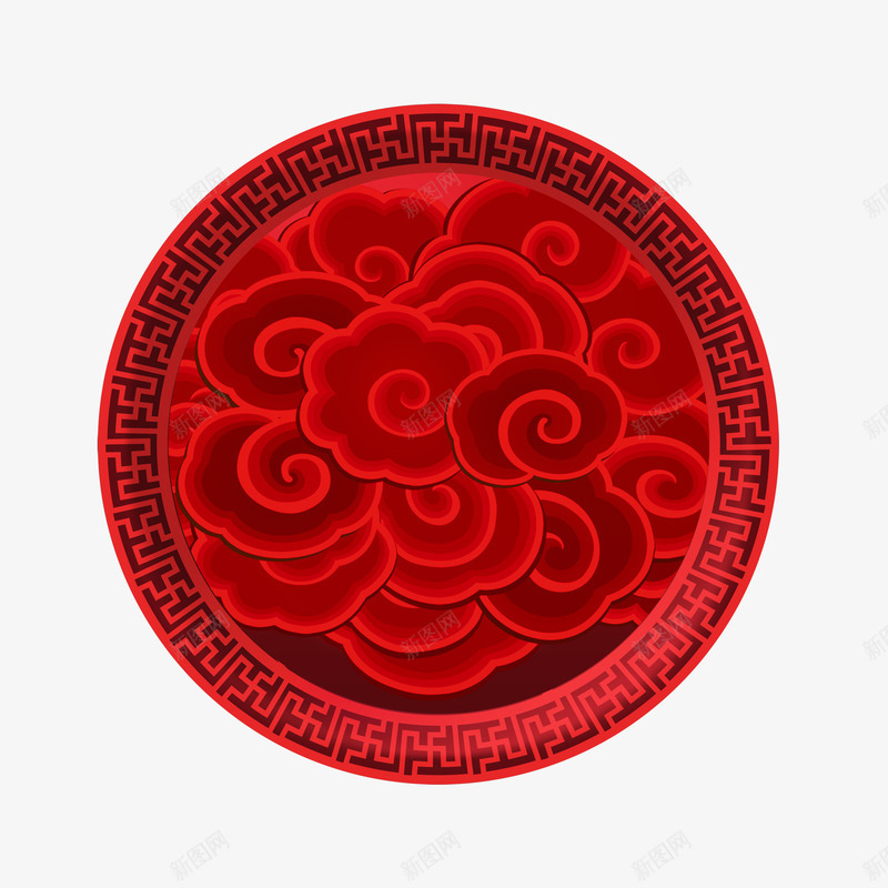 中式古典云纹花纹png免抠素材_88icon https://88icon.com 中国风 中式 云纹 古典 花纹