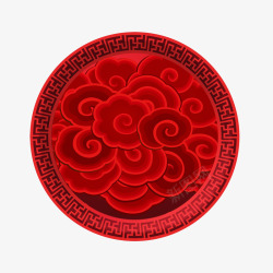 中式古典云纹花纹素材