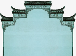 中式屏风墙装饰素材