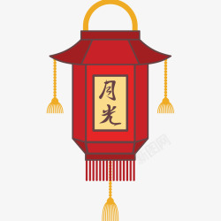 中国传统灯笼插画矢量图素材