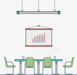 会议室效果图素材