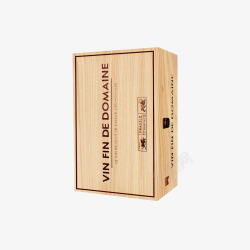红酒瓶外包装侧面红红酒木箱高清图片