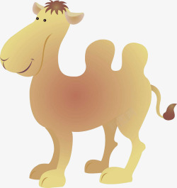卡通骆驼动物装饰素材