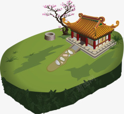 中国风屋嵴古代建筑古代高清图片