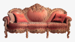 法式沙发浪漫粉红法式沙发高清图片
