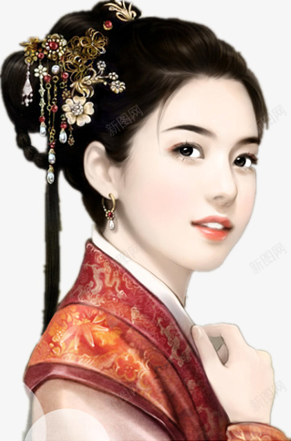 中国古典美女png免抠素材_88icon https://88icon.com 中国 古典 图片 美女