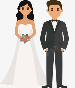 结婚插画矢量图素材