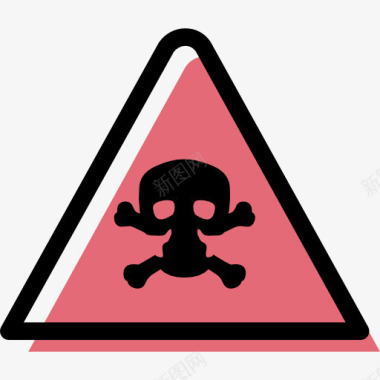 危险化学品死亡图标图标