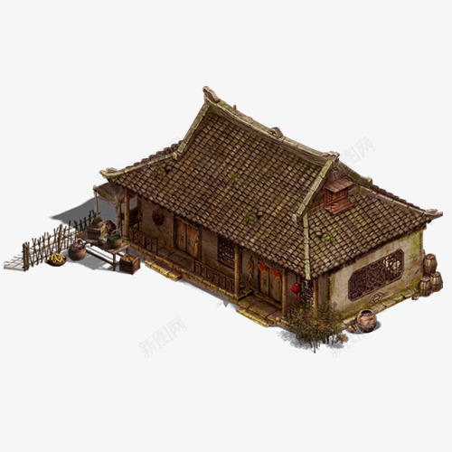 房子古代建筑院png免抠素材_88icon https://88icon.com 古代 建筑 房子 院