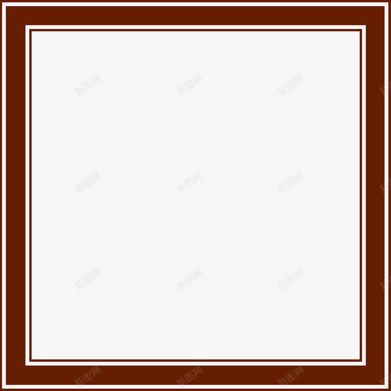 棕色线条边框月饼包装png免抠素材_88icon https://88icon.com 包装 月饼 棕色 线条 边框