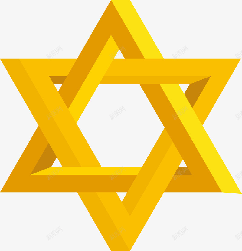 两个黄色三角形矢量图eps免抠素材_88icon https://88icon.com 三角形 三角形PNG 两个三角形 六角星 六角星形 矢量三角形 矢量图 黄色三角形