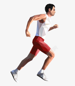 跑步运动跑步人物爱跑步素材