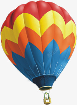 夏日海报热气球效果图素材