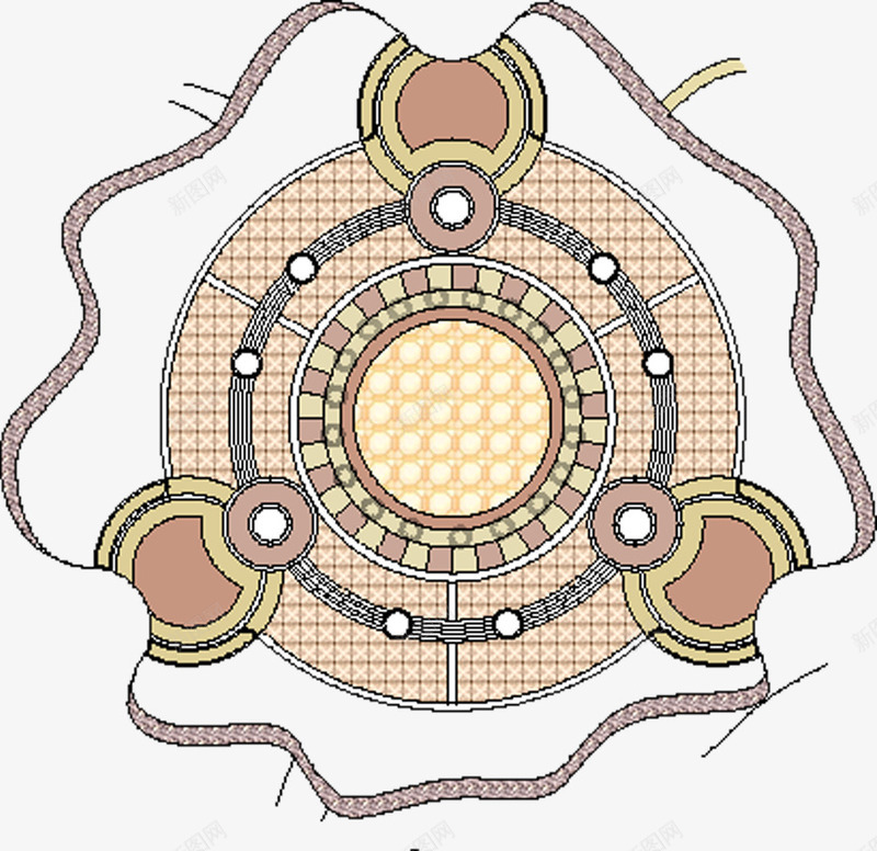 手绘室外地铺效果图png免抠素材_88icon https://88icon.com 地铺 室外 效果图