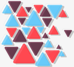 几何三角封面素材