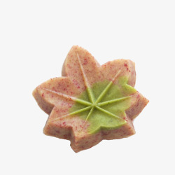 寿司肉酥枫叶夹心糯米糕高清图片
